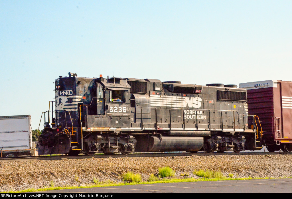 NS GP38-2 High nose Locomotive in the yard